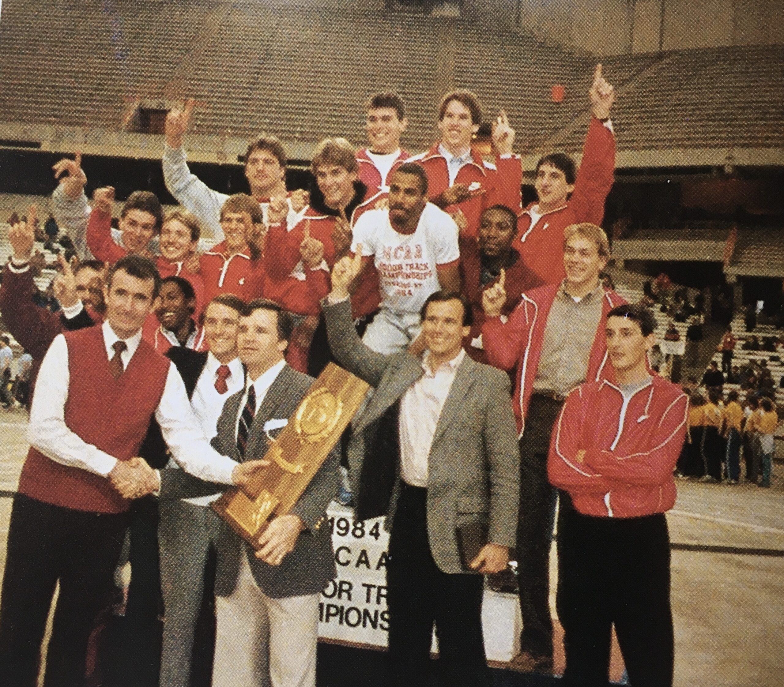 THE VERY FIRST NCAA TITLE - 1984 INDOORS 